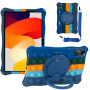 Силиконовый чехол Galeo Pop It with Ring Handle для Xiaomi Redmi Pad SE 11" Rainbow Dark Blue