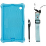 Силиконовый чехол Galeo Stand для Samsung Galaxy Tab A9 8.7 SM-X110, SM-X115 Blue