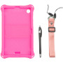 Силиконовый чехол Galeo Stand для Samsung Galaxy Tab A9 8.7 SM-X110, SM-X115 Pink