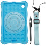 Силиконовый чехол Galeo Ring Handle для Samsung Galaxy Tab A9 8.7 SM-X110, SM-X115 Blue