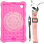 Силиконовый чехол Galeo Ring Handle для Samsung Galaxy Tab A9 8.7 SM-X110, SM-X115 Pink