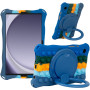 Силиконовый чехол Galeo Ring Handle для Samsung Galaxy Tab A9 8.7 SM-X110, SM-X115 Rainbow DB