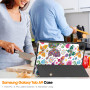 Чехол Slimline Print для Samsung Galaxy Tab A9 8.7" SM-X110, SM-X115 Butterflies