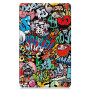 Чехол Slimline Print для Samsung Galaxy Tab A9 8.7" SM-X110, SM-X115 Graffiti