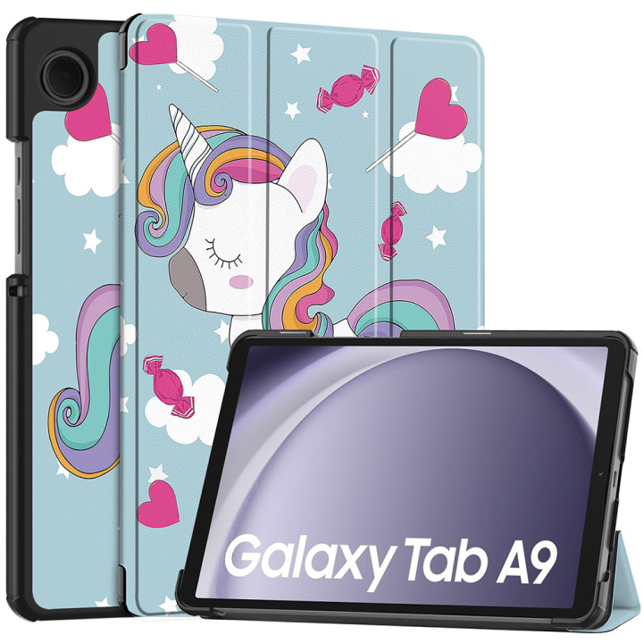 Чехол Slimline Print для Samsung Galaxy Tab A9 8.7" SM-X110, SM-X115 Unicorn