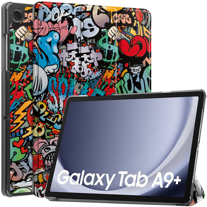 Чехол Slimline Print для Samsung Galaxy Tab A9 Plus 11" SM-X210, SM-X216 Graffiti