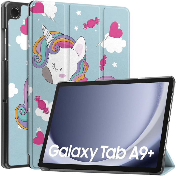 Чехол Slimline Print для Samsung Galaxy Tab A9 Plus 11" SM-X210, SM-X216 Unicorn