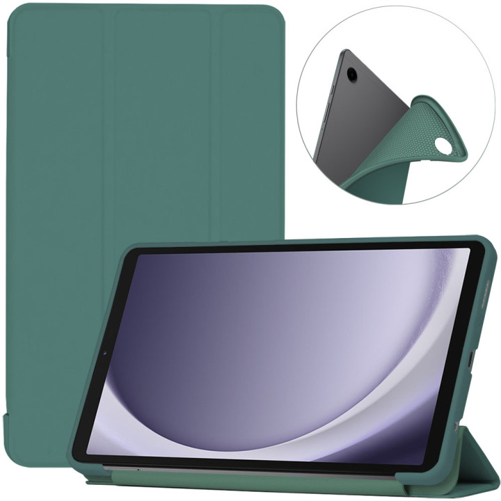 Чохол Galeo Silicone Color Series для Samsung Galaxy Tab A9 8.7" SM-X110, SM-X115 Dark Green