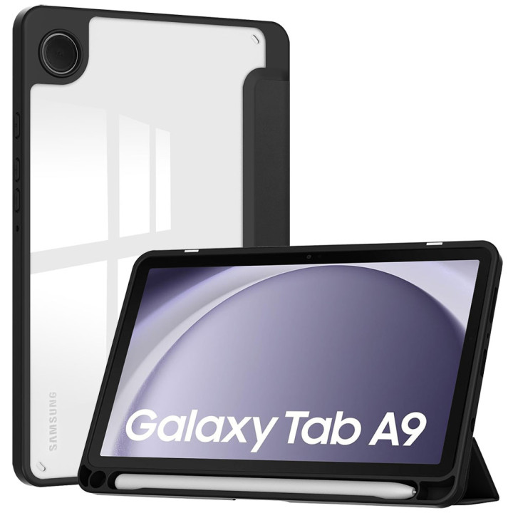 Чехол Galeo Hybrid Case with S-Pen Holder для Samsung Galaxy Tab A9 8.7" SM-X110, SM-X115 Black