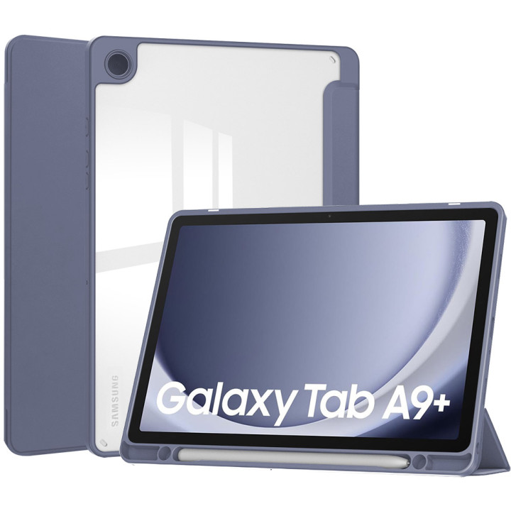 Чехол Galeo Hybrid Case with S-Pen Holder для Samsung Galaxy Tab A9 Plus SM-X210, SM-X216 Heather