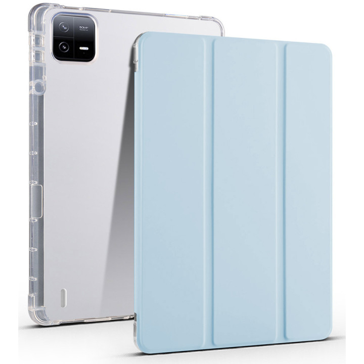 Чохол Galeo TPU Trifold with Stylus Holder для Xiaomi Pad 6 / Pad 6 Pro Light Blue