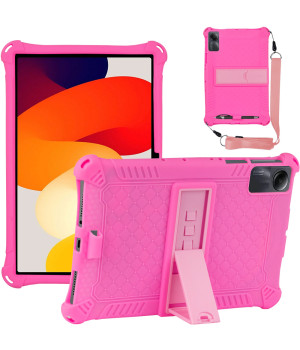 Силіконовый чохол Galeo Stand для Xiaomi Redmi Pad SE 11" Pink