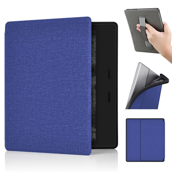 Чохол Galeo TPU Folio with Handstrap для Amazon Kindle Oasis 2017 / 2019 Textile Blue