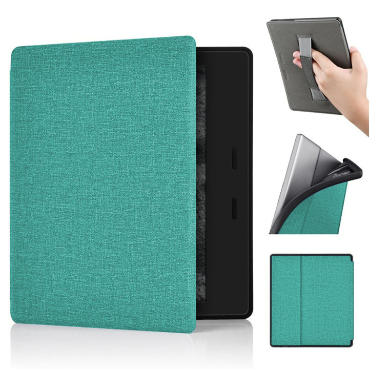 Чохол Galeo TPU Folio with Handstrap для Amazon Kindle Oasis 2017 / 2019 Textile Jade