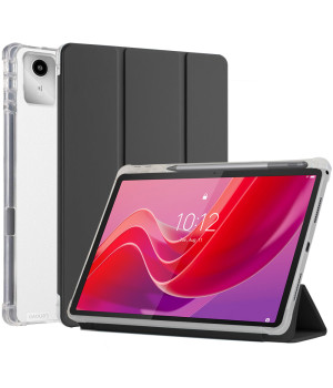 Чохол Galeo TPU Trifold with Stylus Holder для Lenovo Tab M11 / Xiaoxin Pad 2024 Black