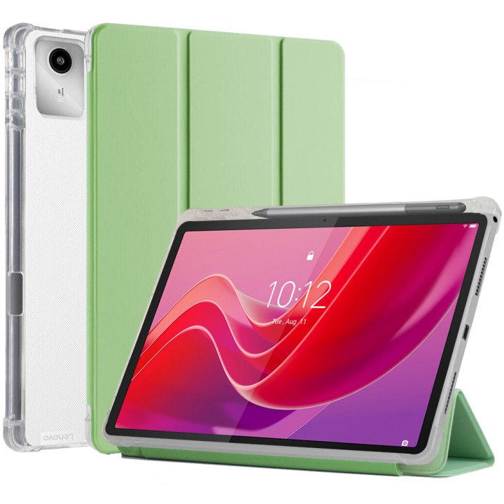 Чехол Galeo TPU Trifold with Stylus Holder для Lenovo Tab M11 / Xiaoxin Pad 2024 Sage