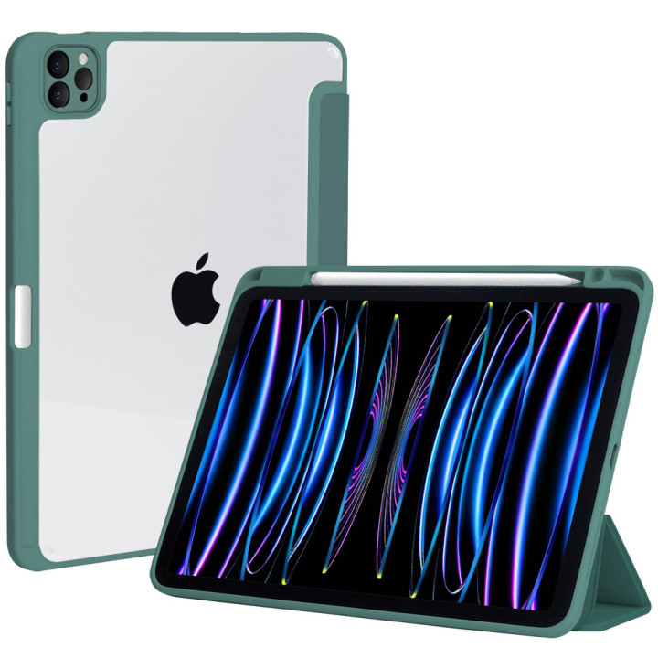 Чехол Galeo Hybrid with Pencil Holder для Apple iPad Pro 11" (2020/2021/2022) Dark Green