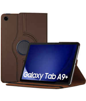 Поворотный чехол для Samsung Galaxy Tab A9 Plus 11" (2023) SM-X210, SM-X216 Brown
