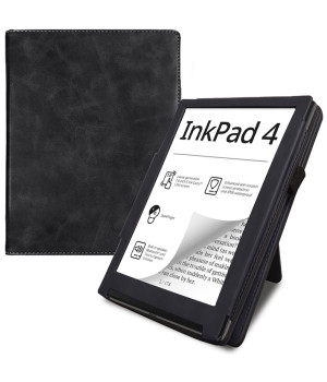 Чохол Galeo Vertical Leather Stand для Pocketbook Inkpad 4 743G, Inkpad Color 2 743C Black