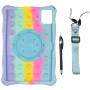Силиконовый чехол Galeo Pop It with Ring Handle для Lenovo Tab M11 / Xiaoxin Pad 2024 Rainbow LB