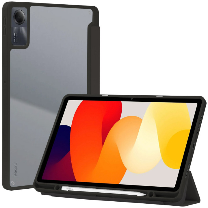 Чехол Galeo Hybrid Case with Stylus Holder для Xiaomi Redmi Pad SE 11" Black