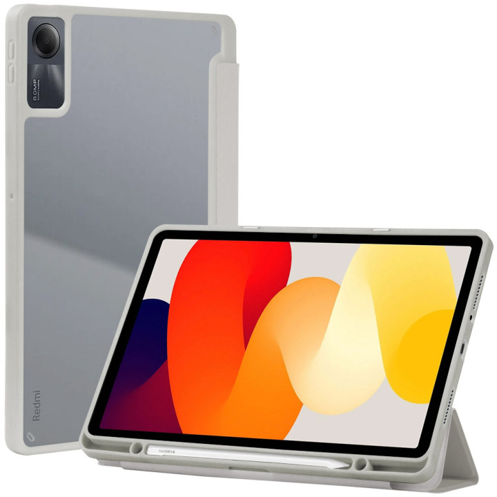 Чехол Galeo Hybrid Case with Stylus Holder для Xiaomi Redmi Pad SE 11" Grey