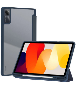 Чехол Galeo Hybrid Case with Stylus Holder для Xiaomi Redmi Pad SE 11" Navy Blue