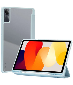 Чехол Galeo Hybrid Case with Stylus Holder для Xiaomi Redmi Pad SE 11" Light Blue