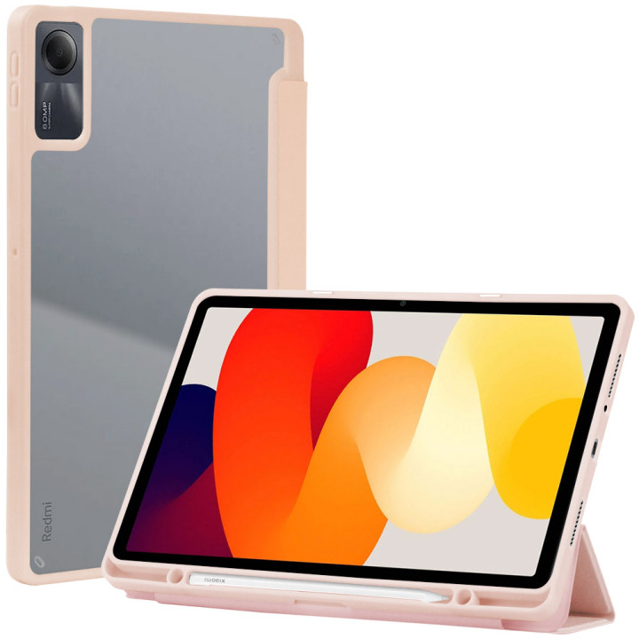Чехол Galeo Hybrid Case with Stylus Holder для Xiaomi Redmi Pad SE 11" Pink