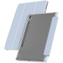 Чехол ZOYU TPU Triflold with S Pen Holder для Samsung Galaxy Tab S9 / Tab S9 FE Light Blue