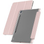Чохол ZOYU TPU Triflold with S Pen Holder для Samsung Galaxy Tab S9 / Tab S9 FE Powder Pink