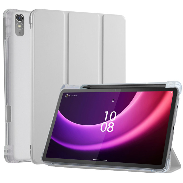 Чохол Galeo TPU Trifold with Stylus Holder для Lenovo Tab P11 2nd Gen TB-350FU, TB-350XU Grey