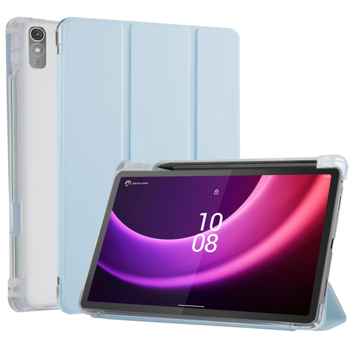 Чохол Galeo TPU Trifold with Stylus Holder для Lenovo Tab P11 2nd Gen TB-350FU, TB-350XU Light Blue