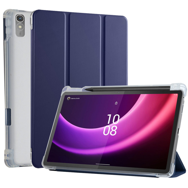 Чохол Galeo TPU Trifold with Stylus Holder для Lenovo Tab P11 2nd Gen TB-350FU, TB-350XU Navy Blue