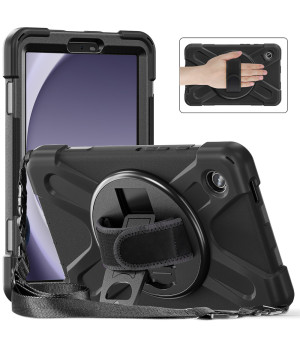 Противоударный чехол Galeo Heavy Duty для Samsung Galaxy Tab A9 8.7" SM-X110, SM-X115 Black