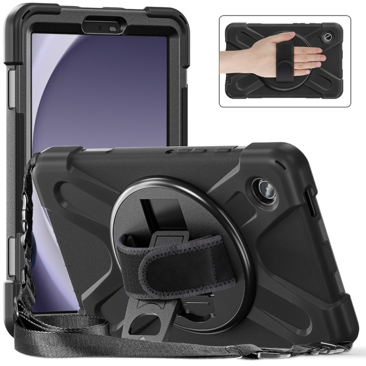 Противоударный чехол Galeo Heavy Duty для Samsung Galaxy Tab A9 8.7" SM-X110, SM-X115 Black