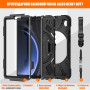 Противоударный чехол Galeo Heavy Duty для Samsung Galaxy Tab A9 8.7" SM-X110, SM-X115 Black