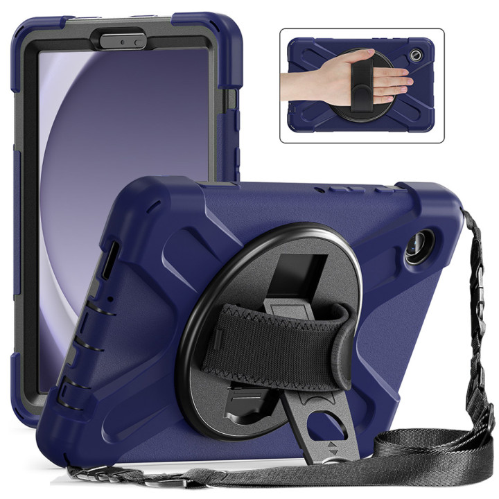 Противоударный чехол Galeo Heavy Duty для Samsung Galaxy Tab A9 8.7" SM-X110, SM-X115 Dark Blue