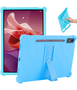 Силіконовий чохол з підставкою для Lenovo Tab P12 TB370FU / Xiaoxin Pad Pro 12.7 TB371FC Blue