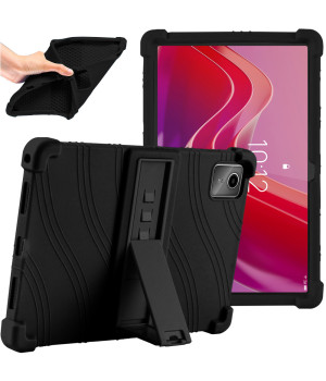 Силіконовий чохол з підставкою для Lenovo Tab M11 TB330FU / Xiaoxin Pad 2024 TB331FC Black