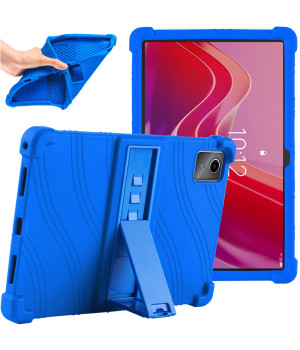 Силіконовий чохол з підставкою для Lenovo Tab M11 TB330FU / Xiaoxin Pad 2024 TB331FC Navy Blue