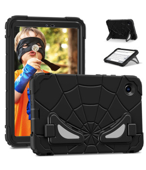 Детский противоударный чехол для Samsung Galaxy Tab A9 8.7" SM-X110, X115 Galeo Spider Black