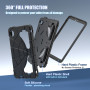 Детский противоударный чехол для Samsung Galaxy Tab A9 8.7" SM-X110, X115 Galeo Spider Black