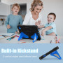 Детский противоударный чехол для Samsung Galaxy Tab A9 8.7" SM-X110, X115 Galeo Spider Black/Blue