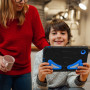 Детский противоударный чехол для Samsung Galaxy Tab A9 8.7" SM-X110, X115 Galeo Spider Black/Blue