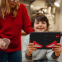 Детский противоударный чехол для Samsung Galaxy Tab A9 8.7" SM-X110, X115 Galeo Spider Black/Red