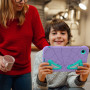 Детский противоударный чехол для Samsung Galaxy Tab A9 8.7" SM-X110, X115 Galeo Spider Purple/Mint