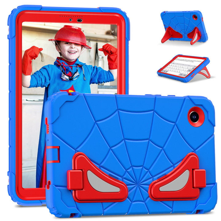 Детский противоударный чехол для Samsung Galaxy Tab A9 8.7" SM-X110, X115 Galeo Spider Blue/Red