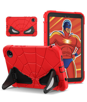 Детский противоударный чехол для Samsung Galaxy Tab A9 8.7" SM-X110, X115 Galeo Spider Red/Black