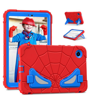 Детский противоударный чехол для Samsung Galaxy Tab A9 8.7" SM-X110, X115 Galeo Spider Red/Blue